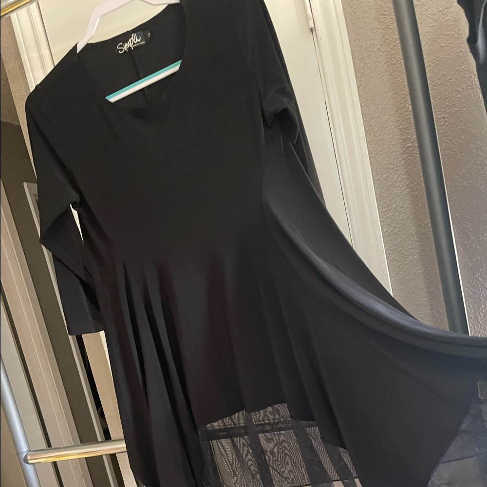 Simpli made in Canada, Size 12, Black Tunic